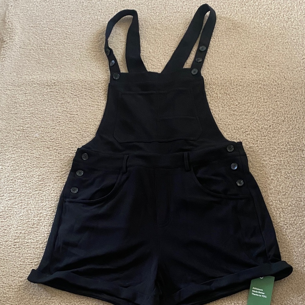 LARGE. ADJUSTABLE STRAPS BIB OVERALL ROMPER - Picture 4 of 10